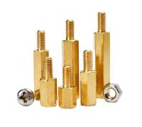 Kit D'assortiment De Vis Et Écrous Hexagonaux En Laiton M2,5, M3 Et M4 For Cartes Mères Et Circuits Imprimés.(M2.5 (160pcs))