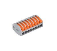 Kit d'assortiment d'écrous 2 broches 3 broches 4 broches 5 broches 8 broches, combinaison de conducteurs compacte, bornes isolées électriques 20 pièces(8)