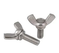Kit d'assortiment d'écrous papillon, 316 écrous et boulons à oreilles M8 en acier inoxydable for machines(M8X20mm 5PC)