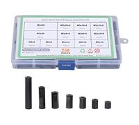 Kit d'assortiment d'entretoises hexagonales en nylon de 250 pièces, pilier fileté à écrou à vis M3 pour l'industrie des drones de bricolage, différentes tailles de M3x6 à M3x30,