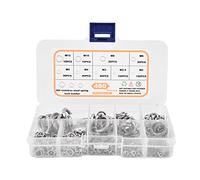 Kit d'assortiment en acier inoxydable à laveuse plate 480pcs 9 tailles Résistance à haute température Résistance à la corrosion pour les appareils électroménagers Marine