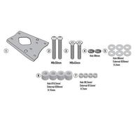 Kit D'Attache Arrière, GIVI SR7602 Pour Top Case Monolock, ZONTES 350 D