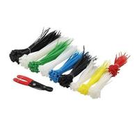 LogiLink Cable Tie Set - Attache câble - noir, blanc, bleu, jaune, rouge, vert (pack de 200)