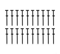 Kit d'attaches de câble en nylon pour voiture - 9 cm - Noir (20 boucles d'attache-câbles)
