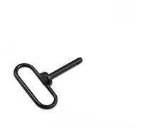 Kit d'attelage de tondeuse à gazon en acier robuste avec tête sphérique, rainure de chaîne et trou de crochet - Compatible avec tracteurs à gazon, VTT, chariots et travaux manuels