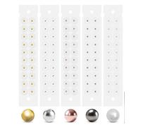 Kit d'auriculothérapie - 100 perles d'acupuncture transparentes et patchs auriculaires, masseur jetable non invasif(E(100 PCS))
