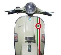 Kit d'autocollants à rayures compatible avec Piaggio Vespa (2 pièces)