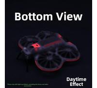 Kit d'autocollants ABS phosphorescents pour contrôleur DJI pour manette NEO2 prenant en charge l'intégrité fonctionnelle tout en ajoutant une distinction visuelle (rouge)