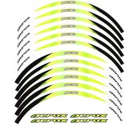 Kit d'autocollants Autocollant De Roue De Moto, Bande De Jante, Autocollant, Bande Réfléchissante, Accessoires Imperméables pour Y&amaha NVX155 pour Aerox 155(Style 10)
