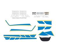 Kit D'autocollants Compatible Avec Avecmoto Classique Yamaha Tzr 80 125 2rh 2rj Gauloises