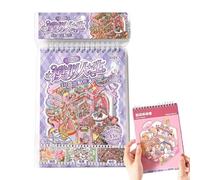Kit d'autocollants, créez votre propre décoration de chambre, scrapbooking, ensemble d'autocollants mignons pour mur et carnet avec effet visuel, kit d'activités artistiques éducatives amusantes pour