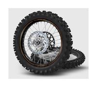 Kit d'autocollants de jante compatible avec EXCEL A60 KTM SX SXF EXC EXC-F Roues graphiques 18" 19" 21" pour Motocross Enduro Motard (mat)