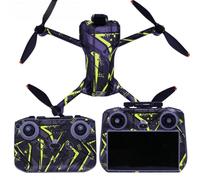 Kit d'Autocollants Décoratifs pour DJI Mini 5 Pro, Autocollant de Peau Imperméable Accessoire de Bricolage pour DJI Mini 5 Pro Drone et Contrôleur, Film Protecteur Anti-rayures (MN5PRO-10)