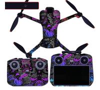 Kit d'Autocollants Décoratifs pour DJI Mini 5 Pro, Autocollant de Peau Imperméable Accessoire de Bricolage pour DJI Mini 5 Pro Drone et Contrôleur, Film Protecteur Anti-rayures (MN5PRO-09)