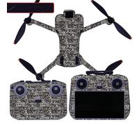 Kit d'Autocollants Décoratifs pour DJI Mini 5 Pro, Autocollant de Peau Imperméable Accessoire de Bricolage pour DJI Mini 5 Pro Drone et Contrôleur, Film Protecteur Anti-rayures (MN5PRO-03)