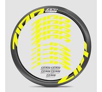 Kit d'autocollants en carbone pour roue de vélo de route Firecrest 303, couleurs vives, résistant aux rayures, coupe précise, protection UV (jaune fluo + style 1)