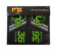 Kit D'Autocollants FOX Heritage Pour Fourches Et Amortisseurs Vert