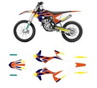 Kit D'autocollants Graphiques Moto, Compatible avec EXC XC XCF 2020 2021