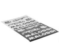 Kit d'autocollants MALOSSI noir/silber 12 pièces - Métal, Plastique, Verre - Moderne - Outdoor