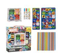 Kit d'Autocollants Marvel - 1000 Stickers de Différentes Tailles - Parfaits pour le Scrapbooking - de Couleur et Noir et Blanc - Produit Original Conçu en Espagne