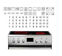 Kit d'autocollants pour plaque de cuisson (RPt1/1) (9 mm)