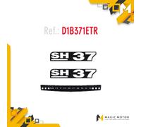 Kit d'autocollants pour top case SHAD D1B371ETR