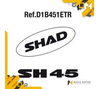 Kit d'autocollants pour top case SHAD D1B451ETR