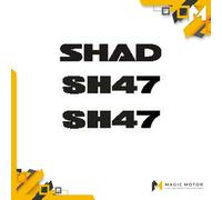 Kit d'autocollants pour top case SHAD D1B47ETR