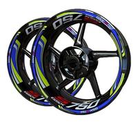 Kit D'autocollants Réfléchissants pour Jantes De Moto pour Suzuki GSXS750 GSXS 750, Ensemble Complet De Décoration Lot Complet d'autocollants de Jante(Couleur 10)