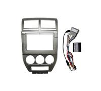 Kit D'autoradio Adaptateur Cadre Façade Voiture 10,1 Pouces pour Dodge pour Caliber 2007 2008 2009 Kit Montage Panneau Autoradio Android Patriot Façade Cadre Radio(Frame Cable Canbus)