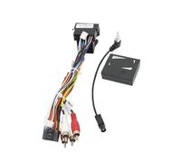 Kit D'autoradio Adaptateur Faisceau Câblage Autoradio 2DIN 9 Pouces avec Décodeur Can Bus Système Multimédia Android pour A3 8P 2008-2012 Façade Cadre Radio(B Cable canbus)