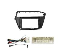 Kit D'autoradio Autoradio Stéréo Android MP5 9 Pouces pour Hyundai pour I20 2018-2019 Système Navigation Façade Cadre D'installation Inclus Façade Cadre Radio(LHD-Frame wire-B)