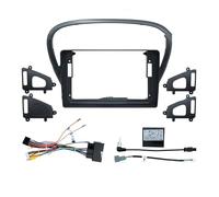 Kit D'autoradio Cadre Lecteur Stéréo Radio Android pour Peugeot 607 2004 - 2010 Panneau Fascia Cordon d'alimentation Faisceau Câbles Canbus 2DIN Façade Cadre Radio(Frame Harness Canbus)
