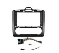 Kit D'autoradio Kit Autoradio Android 9 Pouces pour Ford pour Focus MK2 MK3 pour S-Max 2004-2014 Panneau Montage Inclus Façade Cadre Radio(Black AT Cable)