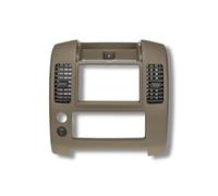 Kit D'autoradio pour Nissan pour Frontier 2005-2020 Couvercle Console Commande Tableau Bord Central Approprié Déflecteur 68259-ZP16A Façade Cadre Radio(Grey Frame)