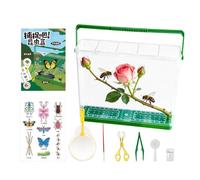 Kit d'aventure attrape-mouches pour - Naturaliste, jouet éducatif scientifique avec sac en filet loupe - Acrylique ABS - 700 g - Pour adolescents, filles, extérieur, jardin, arrière-cour, jag
