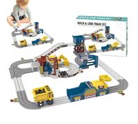 Kit d'aventure de véhicule Quarry - Jeu de construction flexible - Jouet éducatif STEM - Aide à l'apprentissage pour garçons et filles - Organiseur intérieur et extérieur - Utilisation d'entraînement