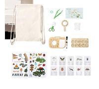 Kit d'Aventure pour | Microscope Botanique Scientifique - Kit Microscope Enfant - pour Adolescents École Anniversaire Camping Jardin et Extérieur