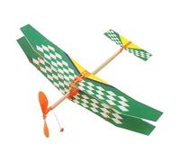 Kit d'avion de Bande de Caoutchouc : Planeur Plat, Jouet de Volant, modèle de Mouvement | Biplan de Construction de Bricolage Amusant pour l'éducation des, Cadeau d'artisanat coloré