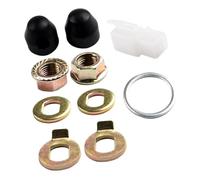 Kit d'axe de moteur de moyeu for vélo électrique M14 avec écrous de blocage, rondelles, entretoises et caches for moteurs de 500 W à 5 000 W (pièces de rechange de 14 mm).