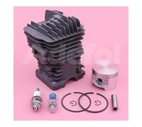 Kit d'axe de Piston de Cylindre de 49 mm for tronçonneuses MS390 MS290 039 029 1127 020 1216 W, circlip, Bougie d'allumage de décompression