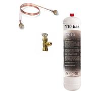 Kit d'azote avec robinet tube capillaire et bouteille de 110 bar pour haute pression essai d'étanchéité systèmes de climatisation réfrigérateurs