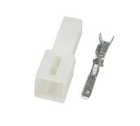 Kit de 1/5/10/20 connecteurs automobiles transparents non scellés 1 broche mâle femelle, connecteurs de fils électriques DJ7011-2.8-11 DJ7011-2.8-21(Male set,1Set)