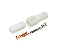 Kit de 1/5/10/20 connecteurs automobiles transparents non scellés 1 broche mâle femelle, connecteurs de fils électriques DJ7011-2.8-11 DJ7011-2.8-21(Male female set,20Set)