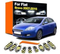 Kit de 10 Ampoules LED pour plafonnier intérieur, pour Fiat Bravo 2007, 2008, 2009, 2021, 2011, 2012, 2013, 2014, 2015, 2016