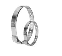 Kit de 10 clips de fixation universels for manchon d'arbre de transmission et soufflet de joint homocinétique, en acier inoxydable argenté.