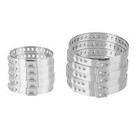 Kit de 10 clips de fixation universels for manchon d'arbre de transmission et soufflet de joint homocinétique, en acier inoxydable argenté.