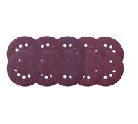 Scheppach | Original | Lot de 10 disques abrasifs | 5 x 2 pièces | Ø 180mm | Grain 40, 80, 120, 180, 240 | Pour ponceuse murale CGP1200 | Accessoire | Consommable
