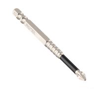 Kit de 10 embouts de tournevis cruciformes avec aimants compatibles avec les pointes H2, embouts longs antidérapants en alliage d'acier pour tournevis électriques, tige hexagonale de 6,35 mm, 50 mm