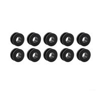 Kit de 10 œillets de carénage en caoutchouc pour M6 18,5 x 9 mm | Dimensions : 18,5 x 9 mm, haute résistance à la traction, empêche le contact du métal, idéal pour les carénages